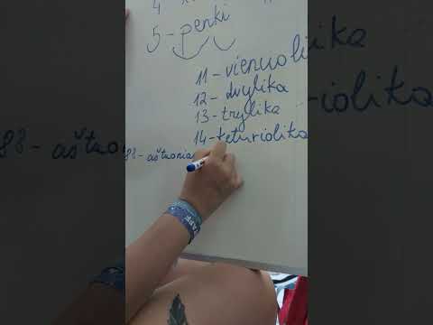 How to say 88 in Lithuanian