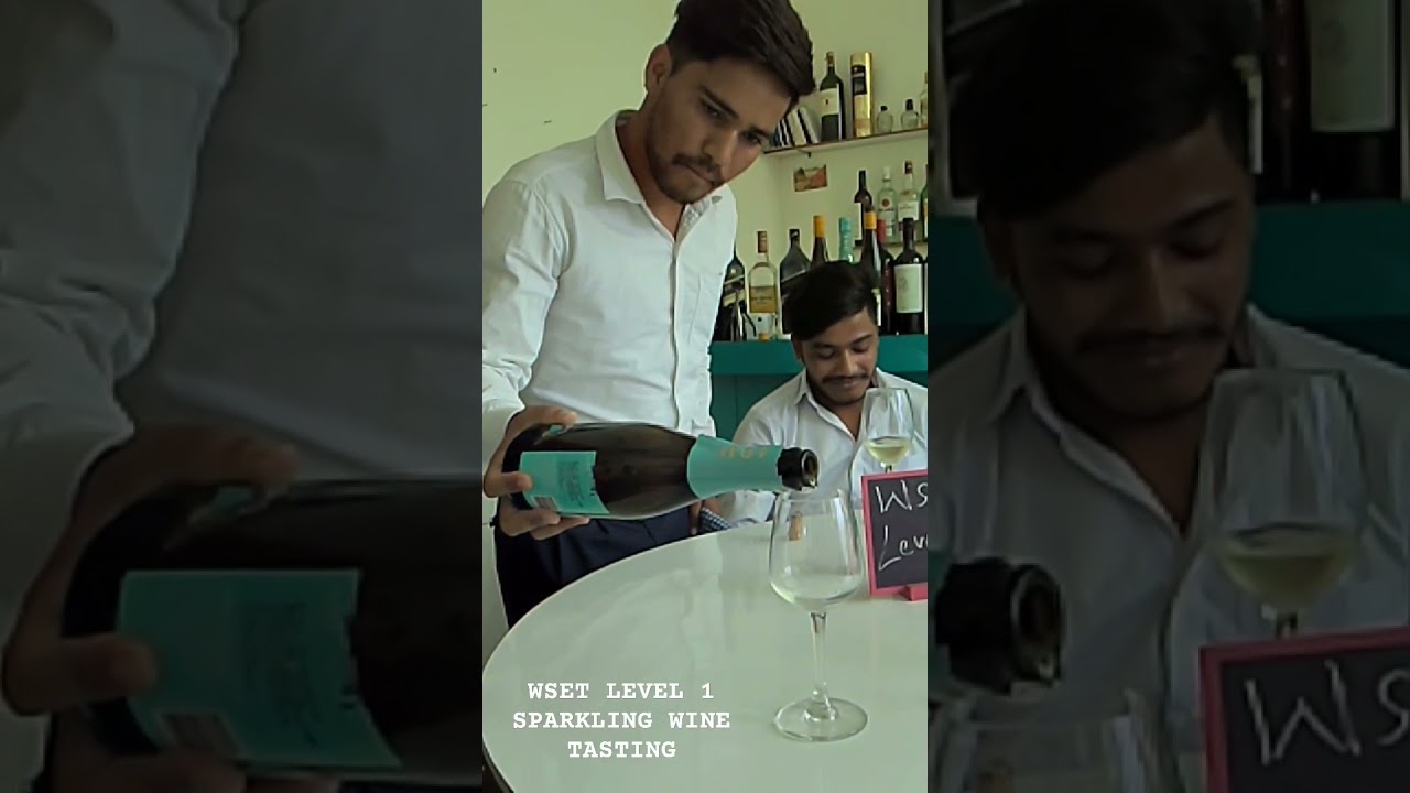 WSET LEVEL 1 IN WINES | Sparkling wine tasting | Future beverage managers