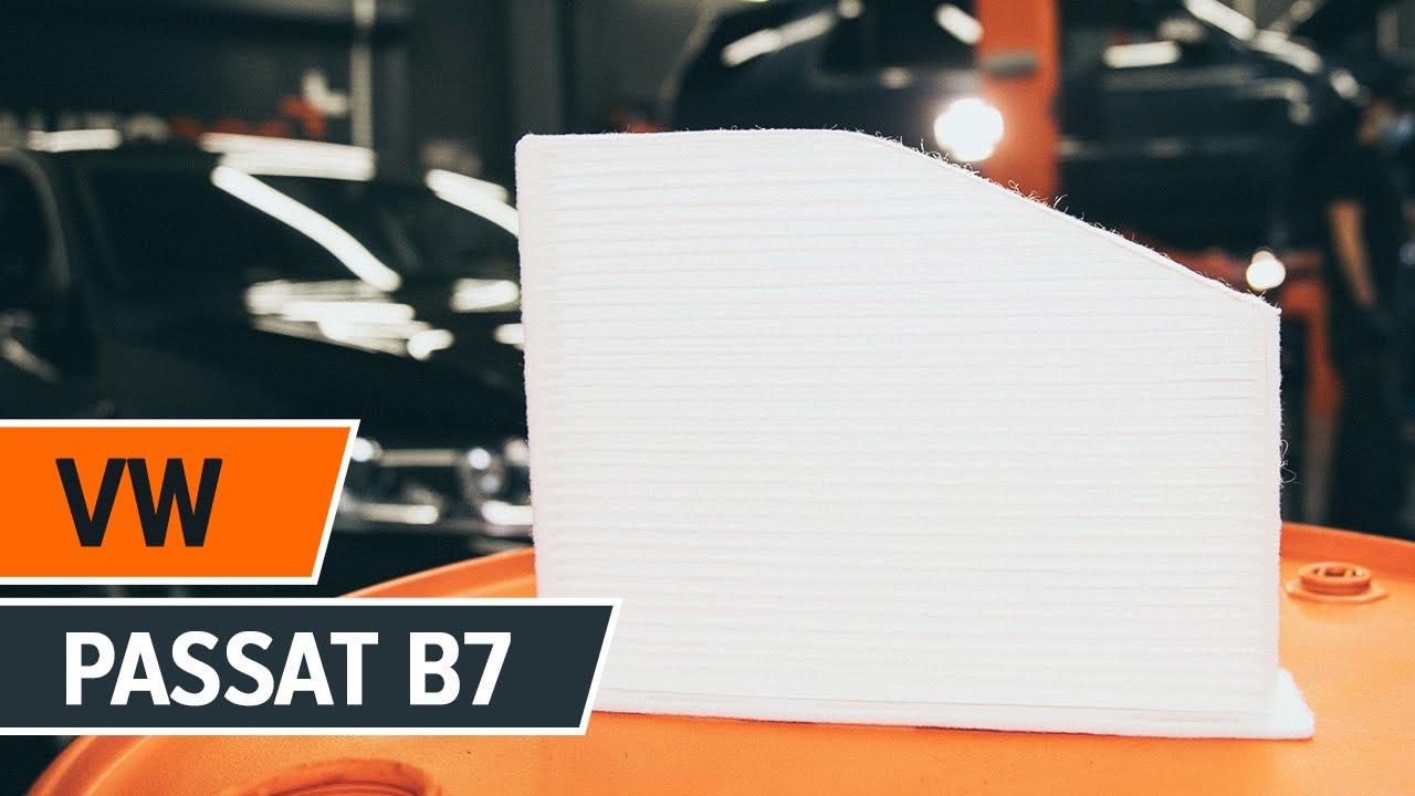 Πώς να αλλάξετε φίλτρο καμπίνας σε VW Passat B7 sedan - Οδηγίες αντικατάστασης