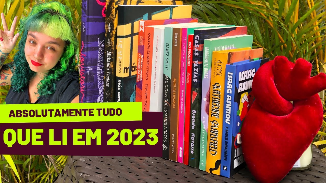 114 leituras em um ano, um ano em uma hora de vídeo