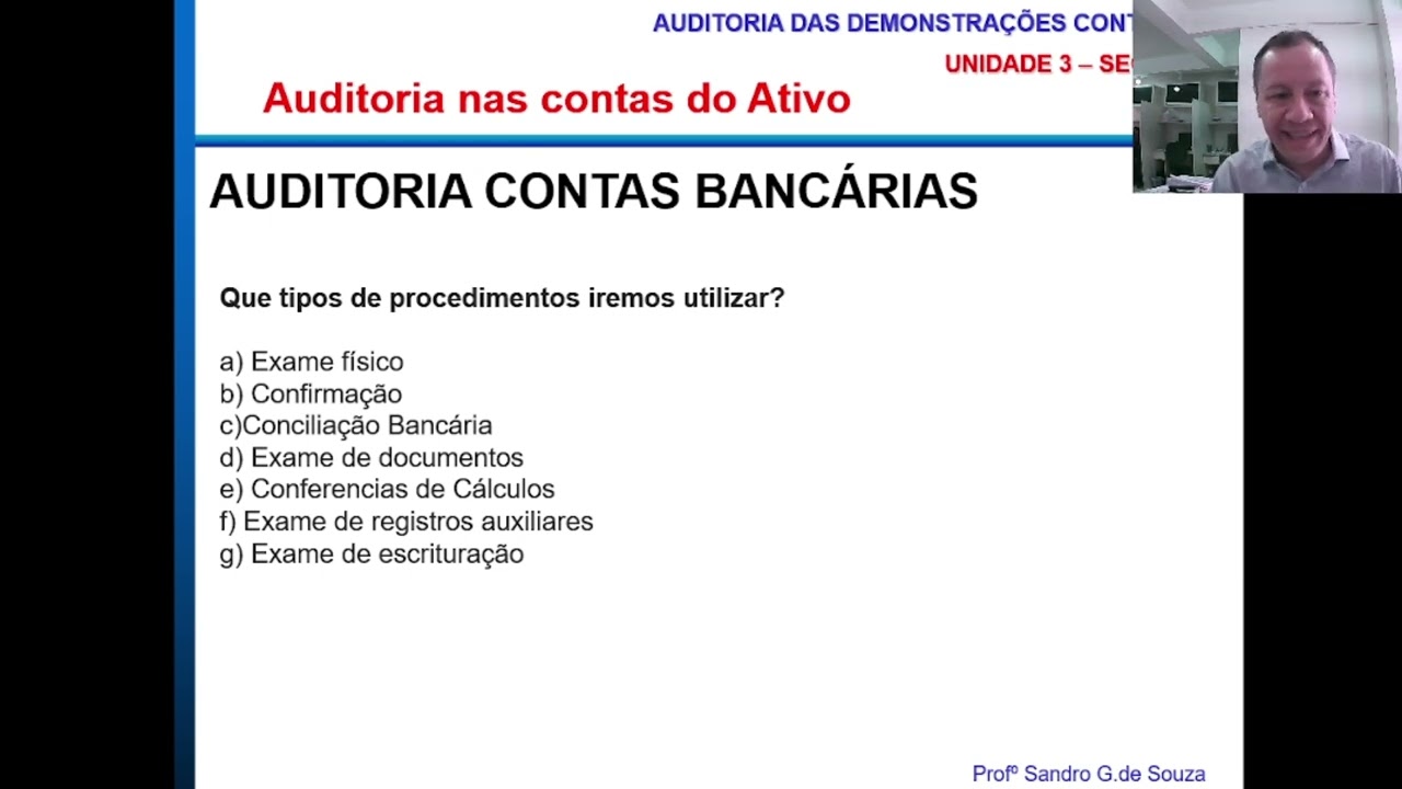 Video 02 e 03   Auditoria No Balanço   Conta Caixa