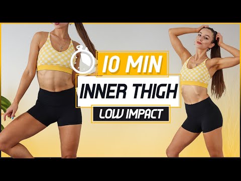 10 Min Inner Thigh Workout without equipment- Low Impact, Floor only | Inner Thigh exercises
