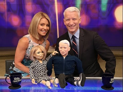 Kelly Ripa and Anderson Cooper Puppet Love