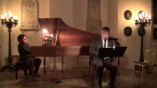 Corelli sonata, recorder and harpsichord, Dan Laurin & Anna Paradiso Laurin
