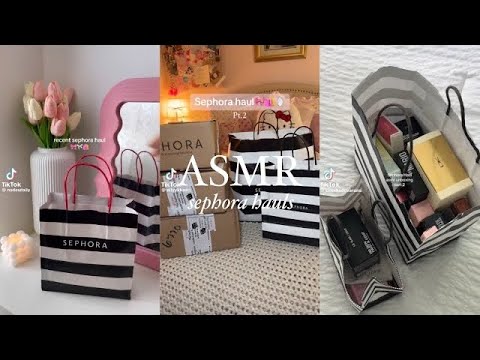 ASMR sephora haul | Tiktok compilation
