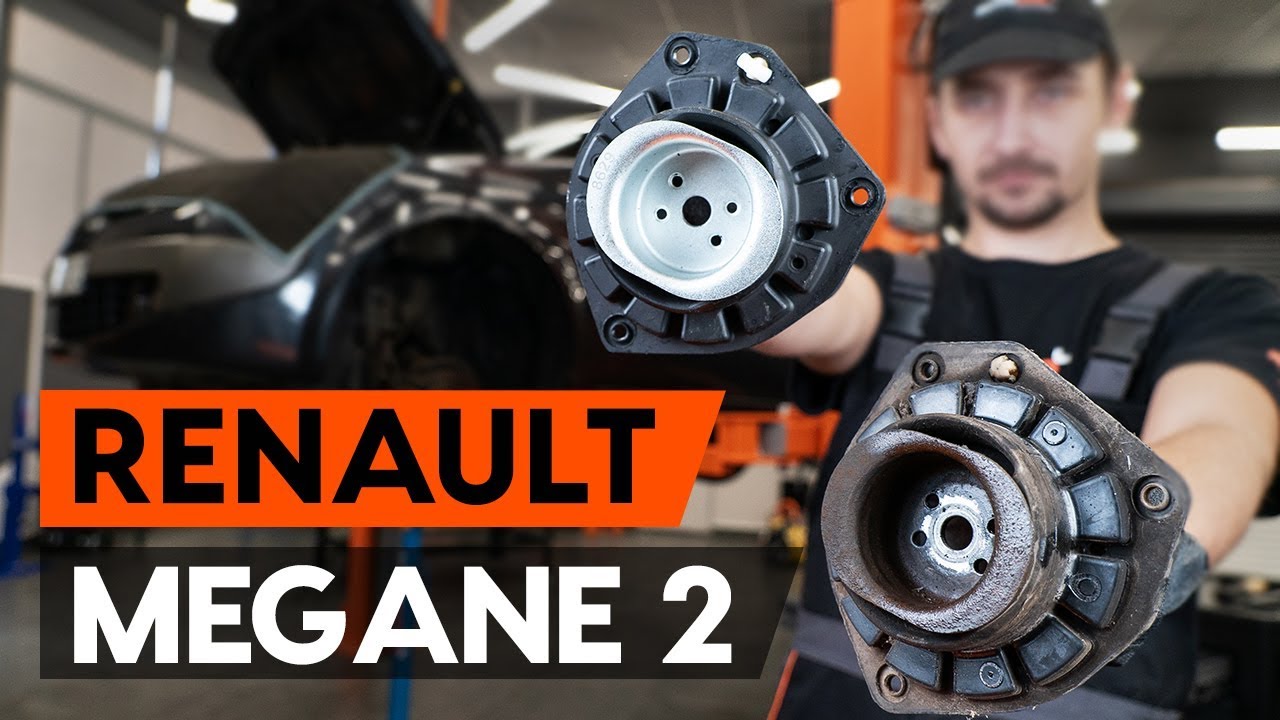 Jak wymienić poduszka amortyzatora przód w Renault Megane 2 - poradnik naprawy