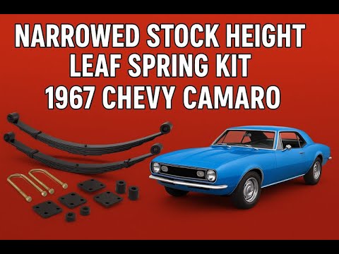 CPP - Narrowed Stock Height Leaf Spring Kit 1967 Chevy Camaro, Stock Height