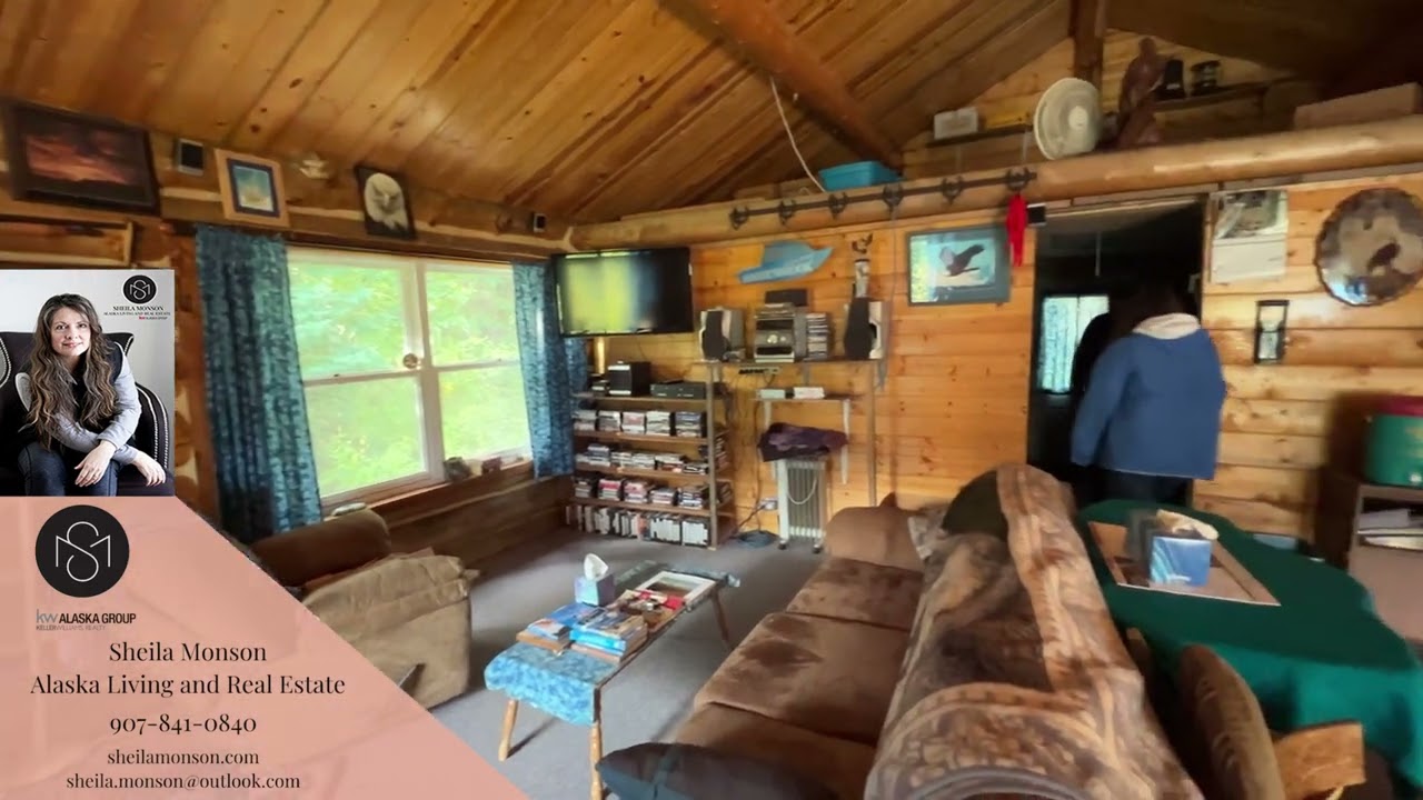 Remote Properties Alaska! Sheila Monson Realtor, Fabulous Remote Cabin on the Salcha River!