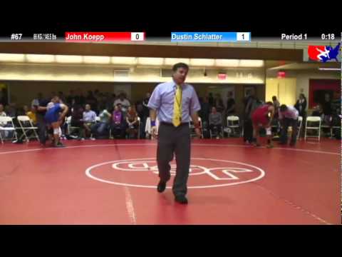 NYAC FS 66 KG / 145.5 lbs: John Koepp vs. Dustin Schlatter