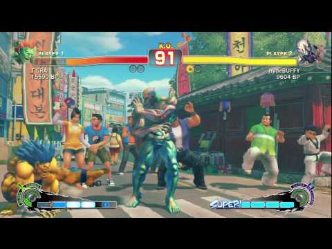 SSF4: T SRAI (Blanka) VS hydeBUFFY (Seth)