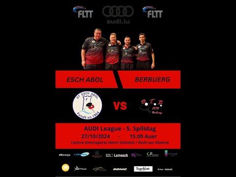 AUDI League: Esch Abol vs Berbuerg - Live 1