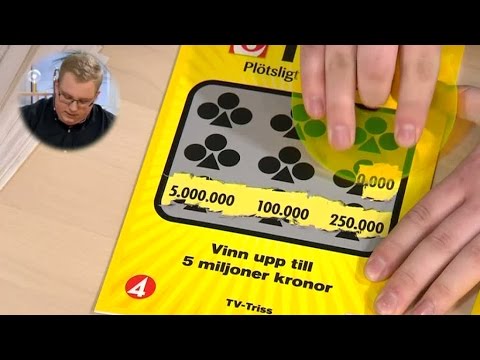 Kristofers julklapp blev till vinst i Triss - Nyhetsmorgon (TV4)