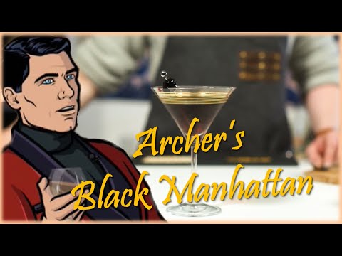 Archer's Cocktails: the Black Manhattan | In The Drink