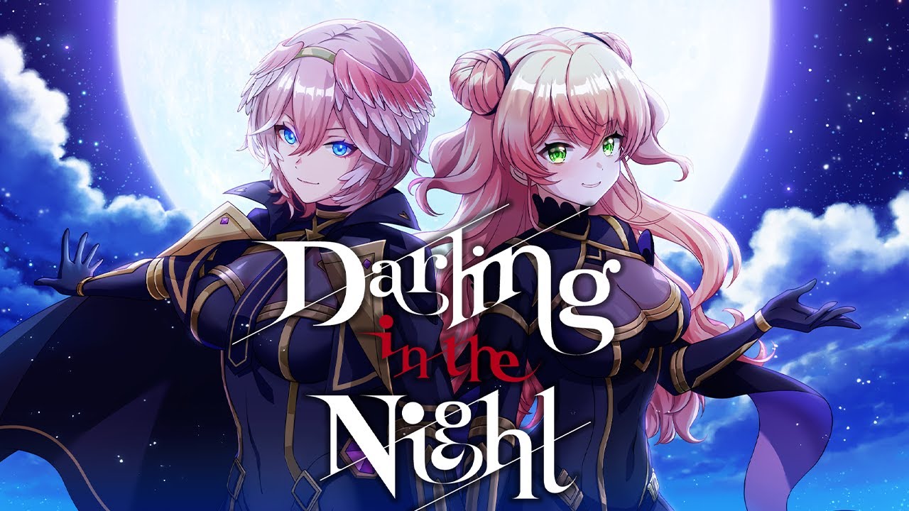 【カゲマス公式描き下ろしイラスト】Darling in the Night / 桃鈴ねね,鷹嶺ルイ(cover)