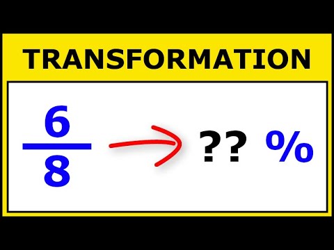 Transformer un Pourcentage en Fraction (et vice versa)