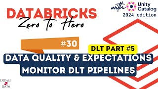Download the video "30 DLT Data Quality & Expectations | Monitor DLT pipeline using SQL | Define DQ rule |Observability"