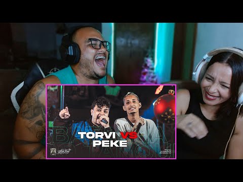 REAGINDO A TORVI x PEKE (OS MLK SÃO F#DA kkk) 2 FASE | Batalha do Tanque | RJ