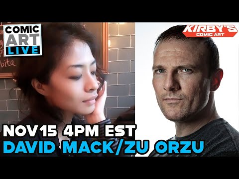 Comic Art LIVE Fall 2020 Panel with Comic Artists David Mack & Zu Orzu