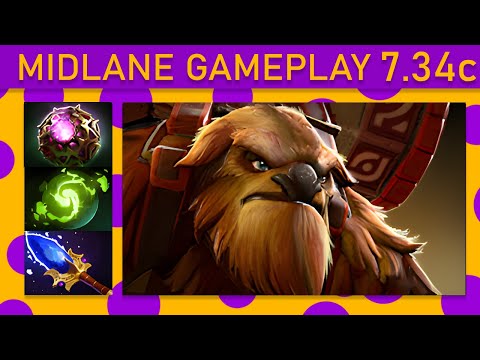 ⭐Miracle (smurf 6) Earthshaker Mid Gameplay - Dota 2 Top MMR