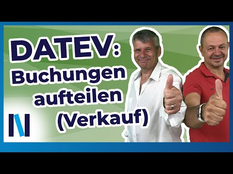 DATEV: Aufteilungsbuchung im Verkauf leicht gemacht – so schaffst Du das mit links!