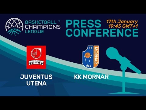 Juventus Utena v KK Mornar - Press Conference - Basketball Champions League