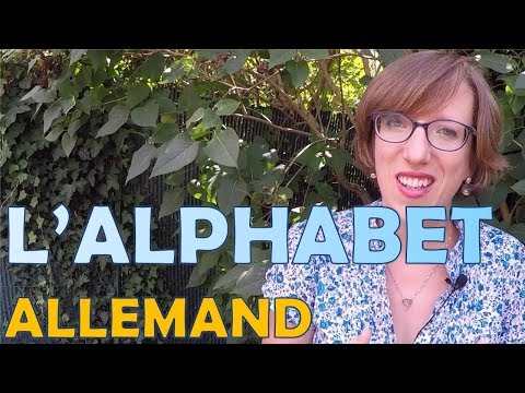 🇩🇪🔤 L'ALPHABET allemand - pour les DEBUTANTS