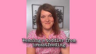 How to wean a toddler from breastfeeding