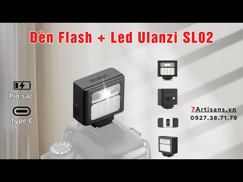 Đèn Flash và đèn Led Ulanzi SL02 – Đèn Mini Flash Led