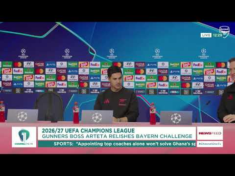 Arsenal vs Bayern Munich: Arteta Embraces European Heavyweight Showdown
