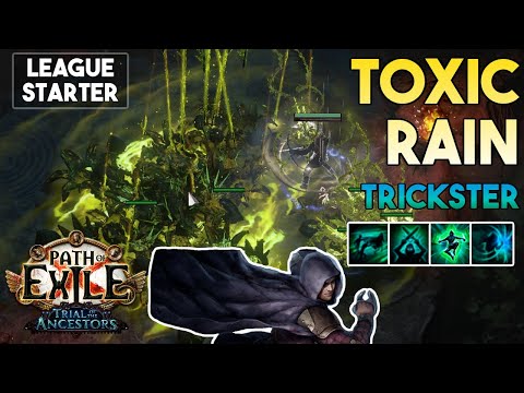 [3.25] Toxic Rain Build (League Starter) | Trickster | Settlers of Kalguur | Path of Exile 3.25