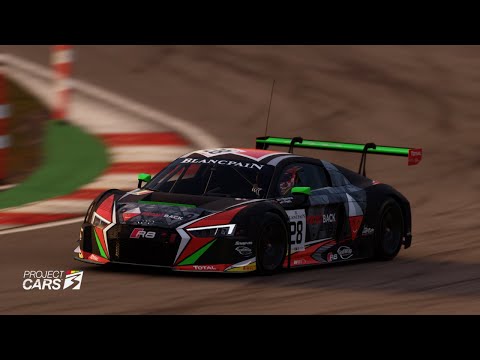 Project Cars 3 Audi R8 GT3 Car Racing Around Donigton Park GP