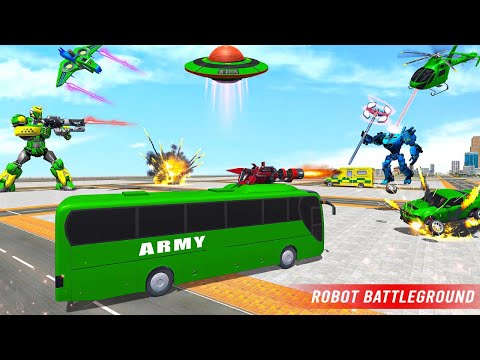Army Bus Robot Transform Wars - Transform Battle - Robot Wars - GamePlay#4