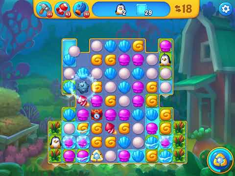 Fishdom level 6363 no boosters フィッシュダム ノーマル [Friend's]