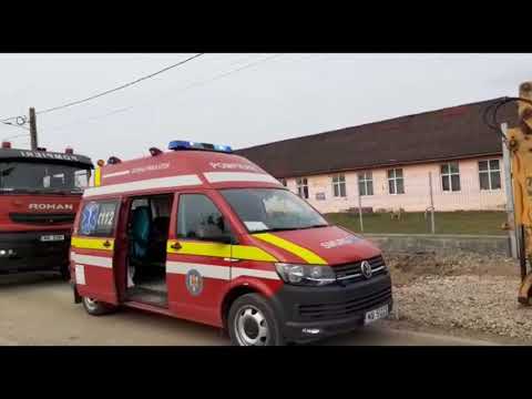 Intervenție accident Gligorești, comuna Luna  (jud. Cluj)