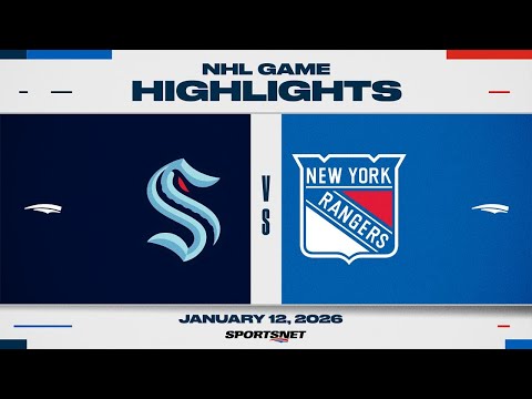 NHL Highlights | Kraken vs. Rangers - January 12, 2026