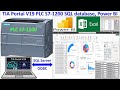 PLC S7 1200 Connect With SQL Database And Power BI Dashboard