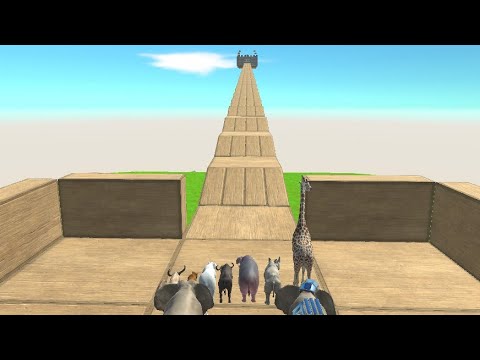 Animals And Mutant Primates Speed Race - Animal Revolt Battle Simulator