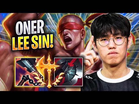 ONER IS READY FOR LEE SIN! - T1 Oner Plays Lee Sin JUNGLE vs Maokai! | Season 2023