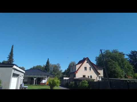 ADAC Hubschrauber Landung auf dem Sportplatz