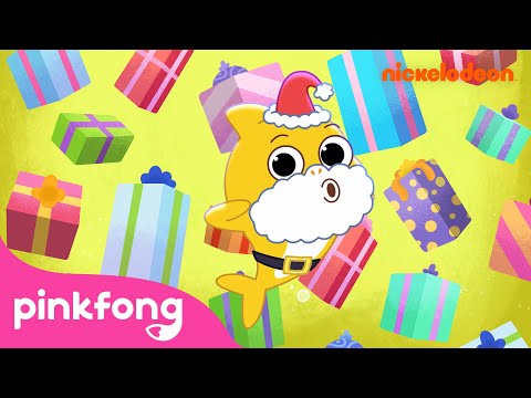 Giving Gifts | Baby Shark's Big Fishmas | Baby Shark Music Video | Christmas Sharks | Nickelodeon