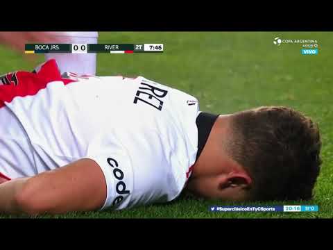 BRUTAL PATADA DE MARCOS ROJO A JULIÁN ÁLVAREZ