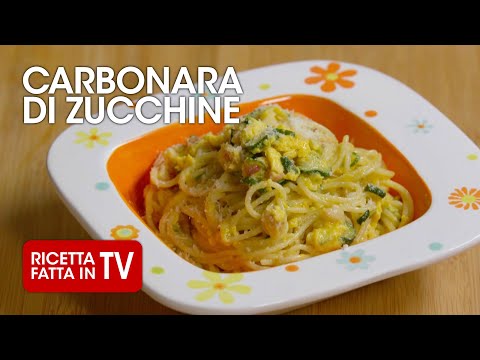 CARBONARA DI ZUCCHINE di Benedetta Rossi - Ricetta TV Fatto in Casa per Voi