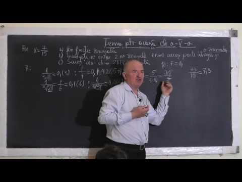 1/2 Lectia 1452 - Fractii Zecimale Finite Infinite Periodice Simple Mixte Ordinare - Clasa 5