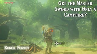 How to Get the Master Sword With Only 3 Hearts (and a Campfire) in Zelda Breath of the Wild!