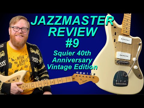 Fender Squier 40th Anniversary Jazzmaster Vintage Edition Maple Fingerboard SDS E-Gitarre