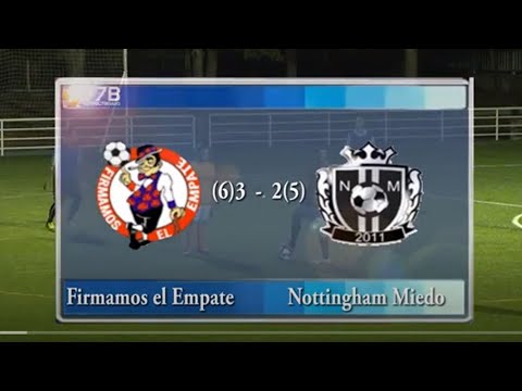 Fútbol 7 Bravo.  Semifinal Liga Primavera.  Firmamos el Empate  - Nottingham Miedo