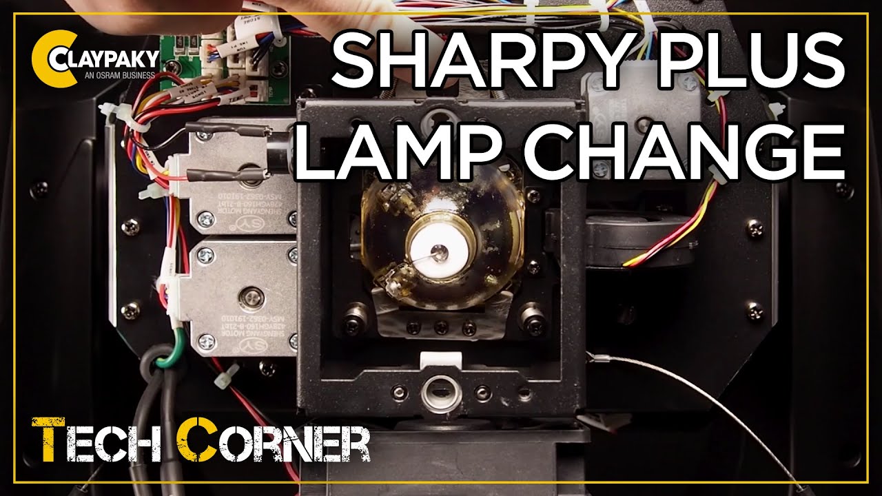 Claypaky Tech Corner — Sharpy Plus lamp change