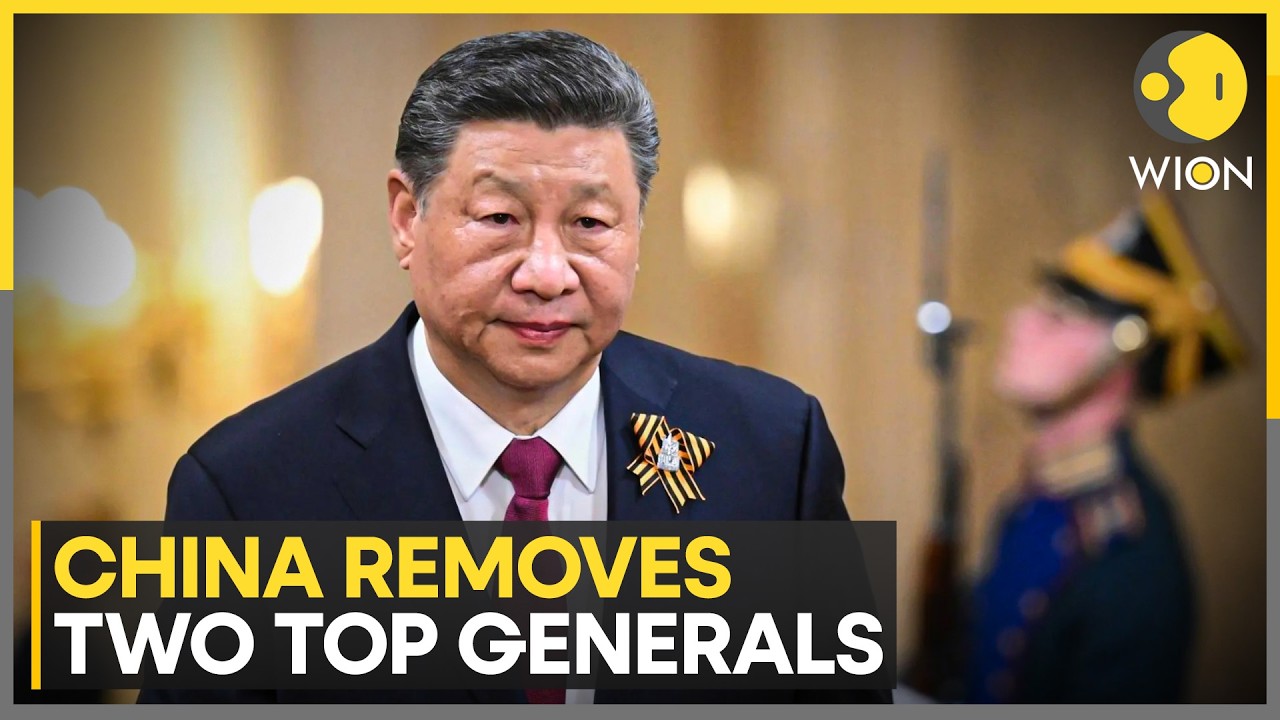 Former Generals Zhang Youxia & Zhenu Removed From CMC | WION News