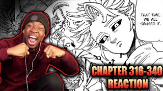 THIS IS INSANE! | Seven Deadly Sins Chapter 316-340 | REACTION