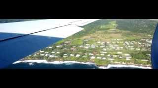 preview picture of video 'ヒロ空港着陸(2010.3.12ハワイ島)Hilo International Airport Landing'